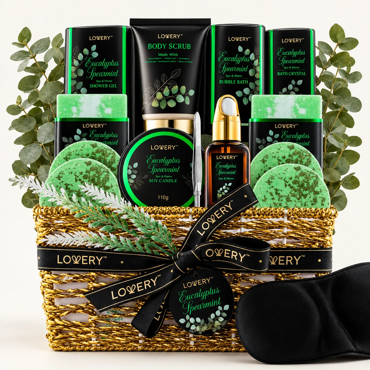 Lovery spa gift basket